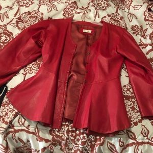 Leather jacket like a tweed jacket